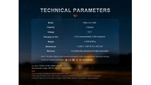Fenix 16340 - 1150mAh - Acumulator - ARB-L 16-1150P